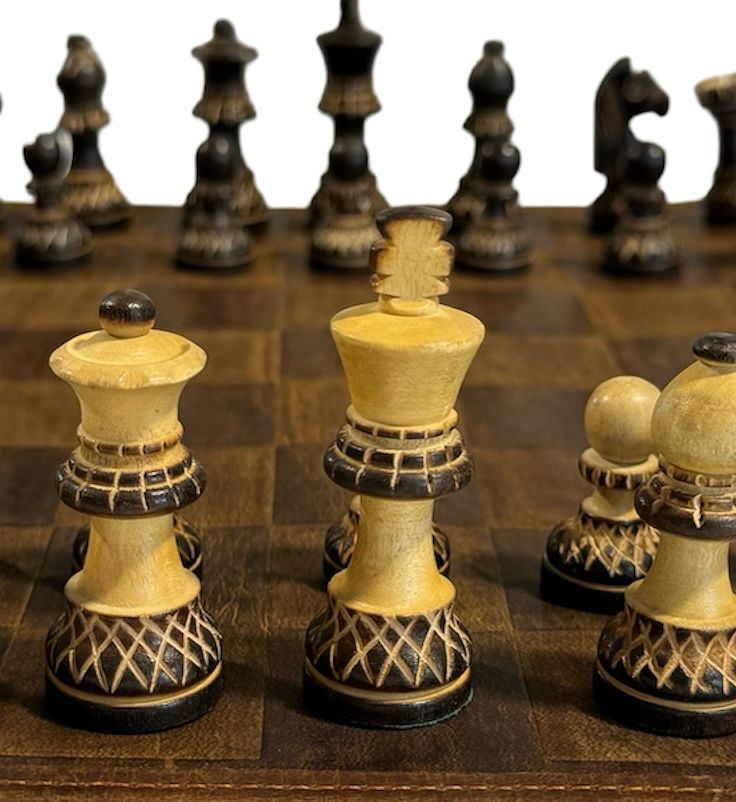 Chess Pieces - Handmade Boxwood Set