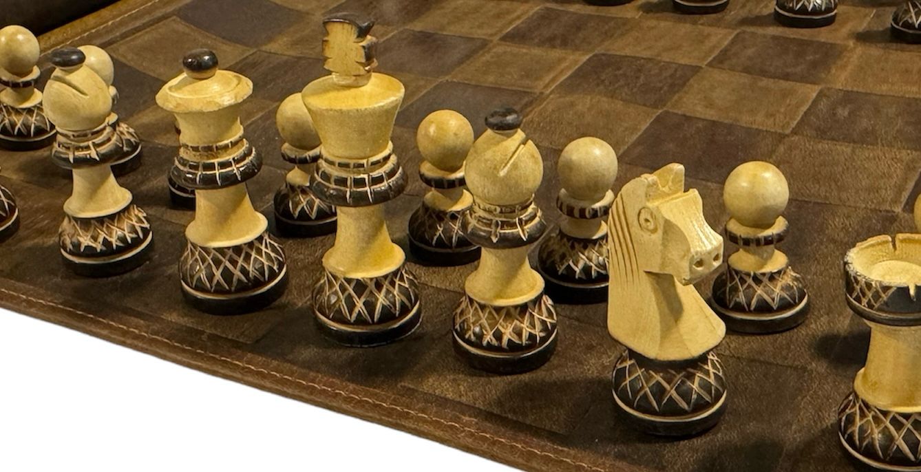 Chess Pieces - Handmade Boxwood Set