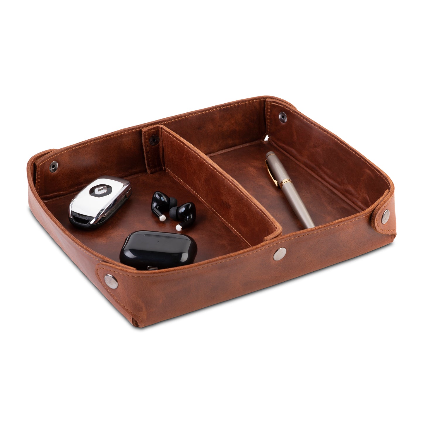 Full Leather Tray - Large Deluxe
