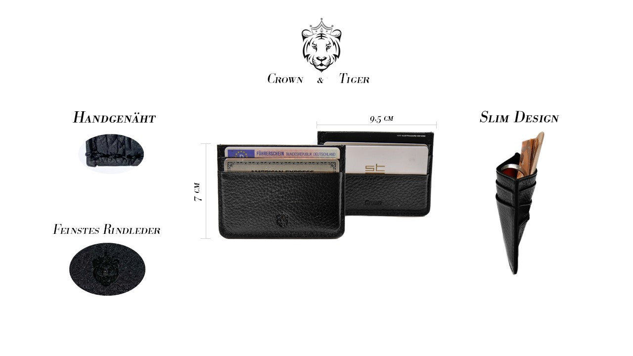Crown & Tiger Slim Credit Card Holder