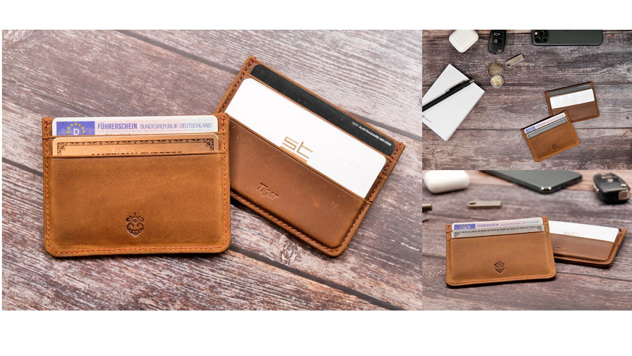 Crown & Tiger Slim Credit Card Holder