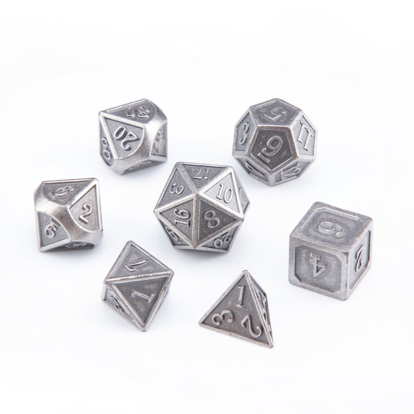 Roll Up RPG Dice Mat including Iron metal set - Tobacco