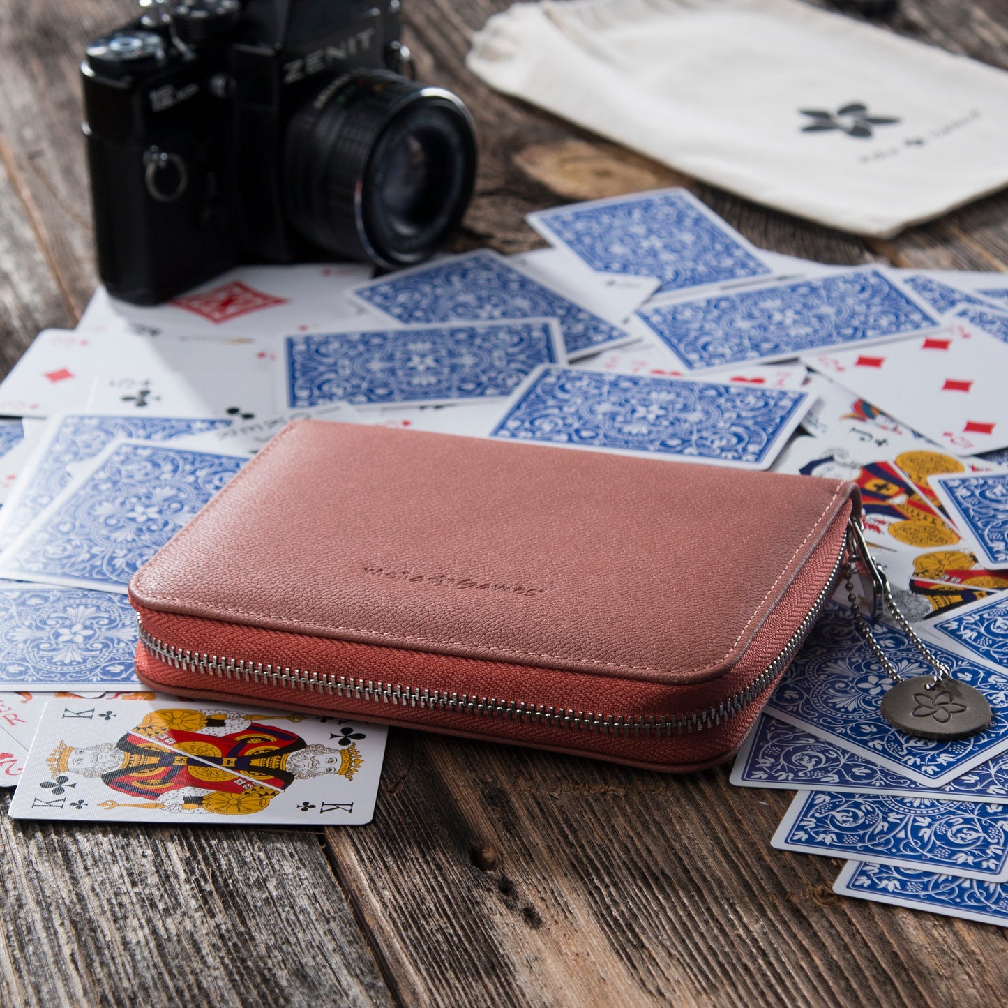 Playing Cards Set Deluxe - Designer Edition - Coral Red