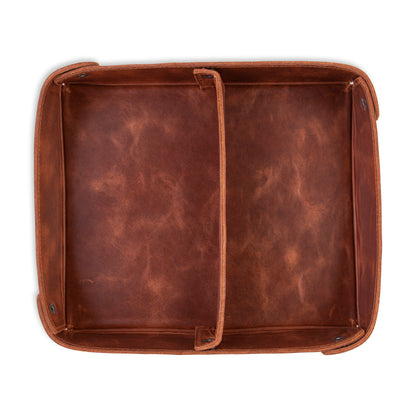 Full Leather Tray - Large Deluxe