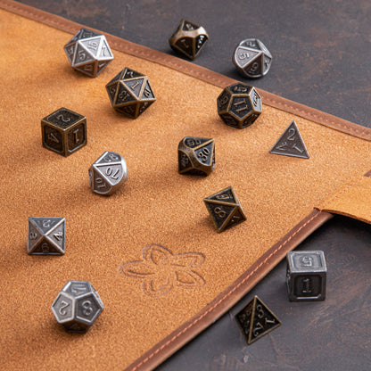 Roll Up RPG Dice Mat - Tobacco